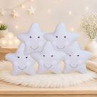 Kit Almofadas Estrelas Bebê 5 Peças Macia Decorativa Menina Menino Kit Almofadas Estrelas Bebê 5 Peças Macia Decorativa Menina Menino