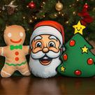 Kit Almofadas Natalinas 3 Almofadas de Natal Decorativas Decoração De Natal