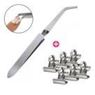 Kit alongamento curvatura c - pinça e presilhas 2mm c/ 6un Kit alongamento curvatura c - pinça e presilhas 2mm c/ 6un