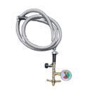 Kit Alta Pressão Manômetro Mangueira Nitrílica 2m Completo