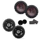 Kit Alto Falante 300w 2 Vias Bravox Cs60p 6 Polegadas + tr6u