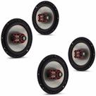 Kit Alto Falante Bravox 5' E 6 200W Peugeot 206 207 307