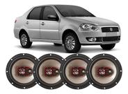 Kit Alto Falante Bravox Original Fiat Siena 200wrms 4 Porta