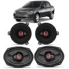 Kit Alto Falante Foxer Corsa Sedan- 6 E 6X9 Pol 240W- KF.052