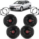 Kit Alto Falante Foxer Focus Novo 6 Polegadas 240W - KF.076