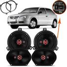 Kit Alto Falante Foxer Gol Parati - 6 e 5X7 Pol 240W KF.010