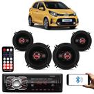 Kit Alto Falante Foxer Kia Todos 5 Pol 240W + Radio KF.171R Kit Alto Falante Foxer Kia Todos 5 Pol 240W + Radio KF.171R