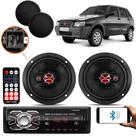 Kit Alto Falante Foxer Radio Palio Uno Dianteiro - KFT.248R