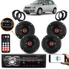 Kit Alto Falante Foxer Stilo 6 Pol 240W + Radio MP3- KF.042R