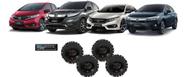Kit Alto Falante Jbl Honda Civic City Hrv Fit 220wrms +rádio