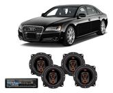 Kit Alto Falante Jbl Original Audi A8 320wrms + Rádio Bt