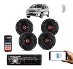 Kit Alto Falante Meriva Blazer 6 Pol 240W +Radio MP3 KF.057R