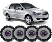 Kit Alto Falante Pioneer Original Fiat Siena 6pol 200w 4 P