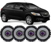 Kit Alto Falante Pioneer Original Gm Onix 6pol 200w 4 Porta