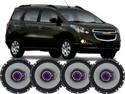 Kit Alto Falante Pioneer Original Gm Spin 6pol 200w 4 Porta