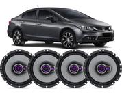 Kit Alto Falante Pioneer Original Honda Civic 6pol 200w 4 P Kit Alto Falante Pioneer Original Honda Civic 6pol 200w 4 P