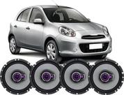 Kit Alto Falante Pioneer Original Nissan March 6pol 200w 4 P