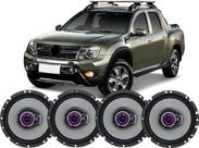 Kit Alto Falante Pioneer Original Renault Oroch 6pol 200w 4p