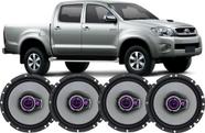 Kit Alto Falante Pioneer Original Toyota Hilux 6pol 200w 4 P