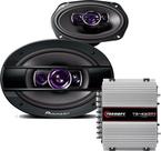 Kit Alto Falante Pioneer Ts6960br + Modulo Taramps Ts 400.4