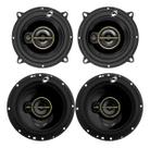 Kit alto falante porta dianteira e traseira hurricane aurum 220w rms - etios 2013 à 2018 d6+t5