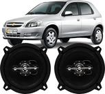 Kit Alto Falante Porta Dianteiro Leson 140wrms Par Gm Celta Preto