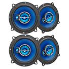 Kit Alto Falantes 2 Pares Hurricane 5 Polegada Triak 100wrms Kit Alto Falantes 2 Pares Hurricane 5 Polegada Triak 100wrms