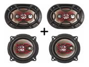 Kit Alto Falantes Bravox 6x9' E 5' 240w Rms Falantes Bravox