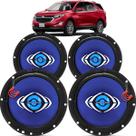 Kit Alto Falantes Dianteiros e Traseiros Chevrolet Equinox 2017 Até 2021 - Hurricane Class 520w