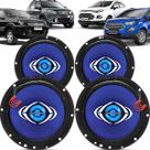 Kit Alto Falantes Dianteiros e Traseiros Ford Ecosport 2004 até 2021 - Hurricane Class 520w