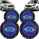 Kit Alto Falantes Dianteiros e Traseiros Ford Ka Hatch e Sedan 2014 até 2021 - Hurricane Class 520w