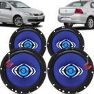 Kit Alto Falantes Dianteiros e Traseiros Volkswagen Voyage G5 2008 até 2012 - Hurricane Class 520w Kit Alto Falantes Dianteiros e Traseiros Volkswagen Voyage G5 2008 até 2012 - Hurricane Class 520w