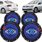Kit Alto Falantes Dianteiros e Traseiros Volkswagen Voyage G6 2013 até 2016 - Hurricane Class 520w