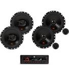 Kit Alto Falantes JBL 6 Pol E Kit 2 Vias 6 Pol Com Radio JBL
