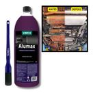 Kit Alumax Vintex 1,5l + Pincel - Limpeza Rodas Chassis Motores Carroceria