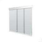 Kit Alumínio Porta VE3 - 2,00x2,40mts 1 Fixa 2 Moveis Branco