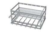Kit Alvenaria Churrasco 6 Espetos Inox Tela Moeda 72cm