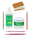 Kit Amaciante + Creme Removedor + Palito Paraju + Palito Indiano + Lixa Parda + Bastao + Espatula Mista