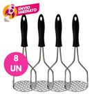 Kit Amassador Espremedor Alimentos Manual Batata Legumes Purê Cremes Feijão Inox C/05, 08 Ou 10Un Kit Amassador Espremedor Alimentos Manual Batata Legumes Purê Cremes Feijão Inox C/05, 08 Ou 10Un