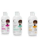 Kit amávia make curl kids shampoo + condicionador + creme