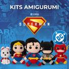 Kit Amigurumi DC Liga da Justiça - 5 Modelos