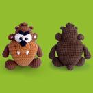 Kit Amigurumi Looney Tunes - Taz
