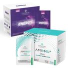 Kit Aminnu 30 Sachês 10g + Energy ATP 30 Sachês 10g Central