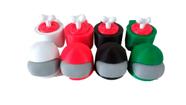 Kit among - 4 un - 6cm (branco, preto, verde e vermelho)