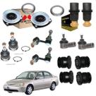 Kit Amortecedor Bucha Eixo Terminal Pivo Civic 2002 até 2006
