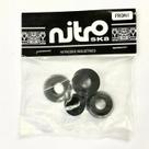 Kit amortecedor chupeta arruelas truck surf light dianteiro