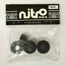 Kit amortecedor chupeta arruelas truck surf light traseiro