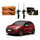 Kit Amortecedor Dianteiro C3 Manual 1.5 2013 A 2016