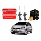 Kit Amortecedor Dianteiro New Fit 1.4 1.5 2009 A 2013