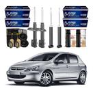 Kit Amortecedor Dianteiro Traseiro 307 1.6 2.0 2000 A 2006